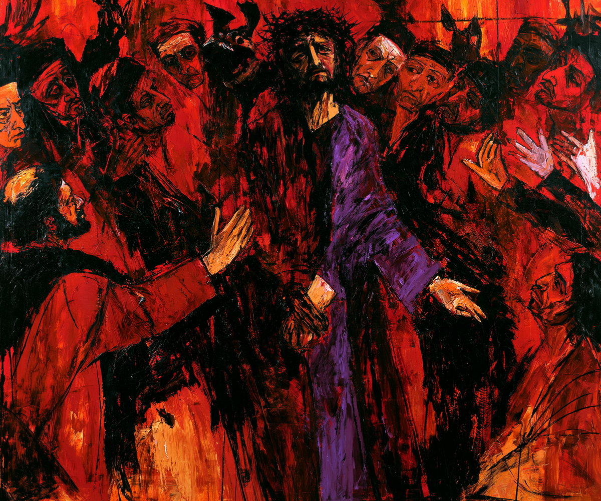 Christian work landscape - Ecce Homo - Expressionist - Alpha Christian Art