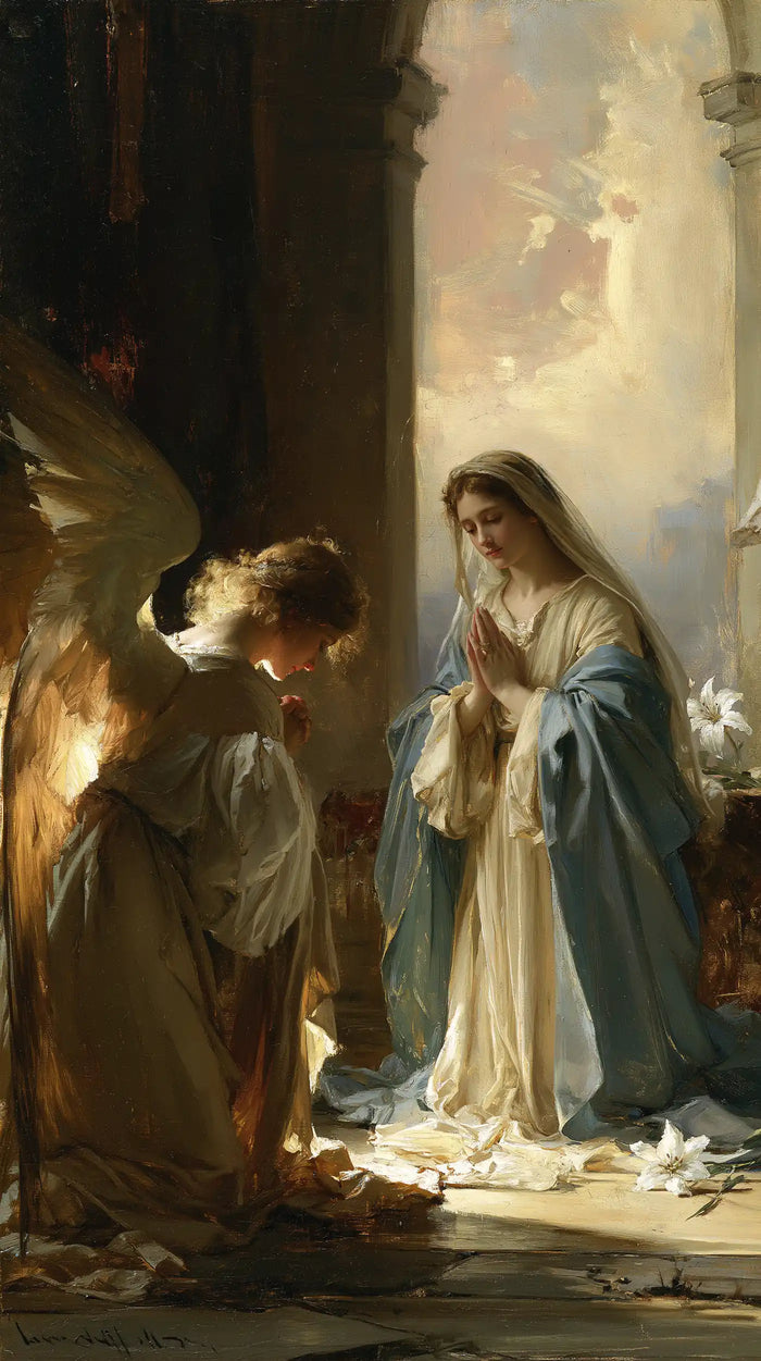 The Annunciation - The Annunciation at Dawn · Portrait n° 4