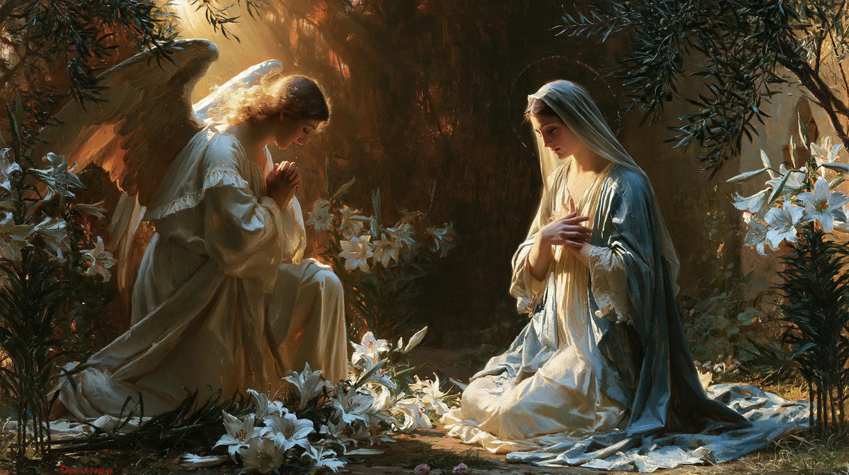 The Annunciation — The Offering beneath the Olive Boughs