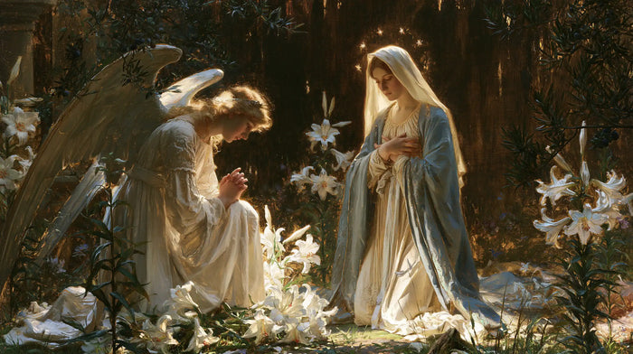 The Annunciation — The Ray among the Garden Flowers