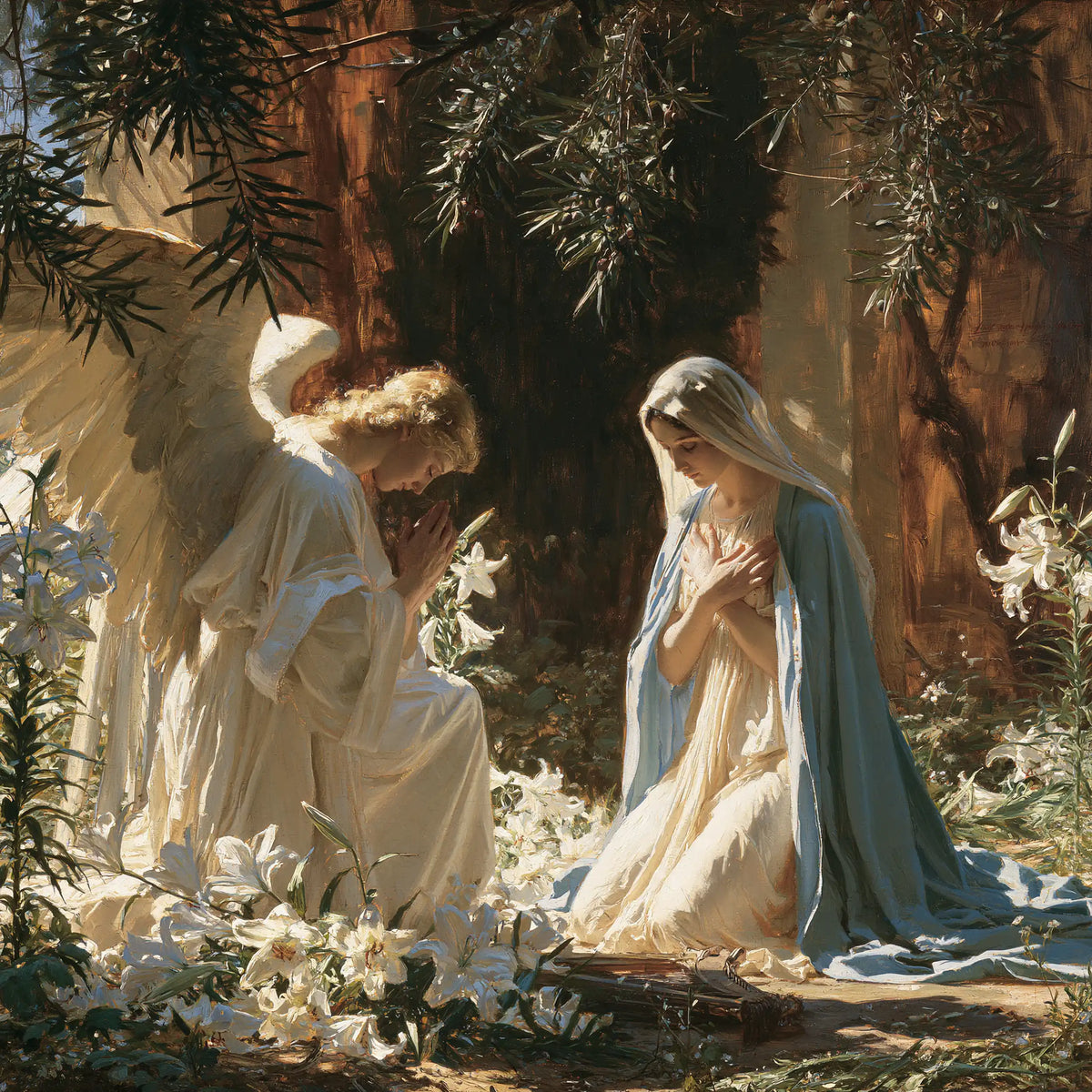 The Annunciation — Prayer beneath the Overhanging Boughs