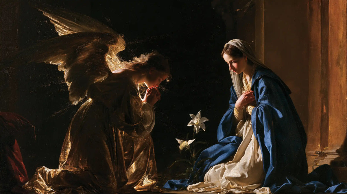 The Annunciation — The Greeting before the Copper Columns