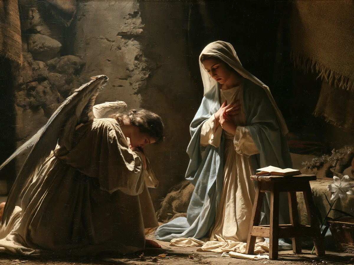 The Annunciation — Prayer beside the Illuminated Pages