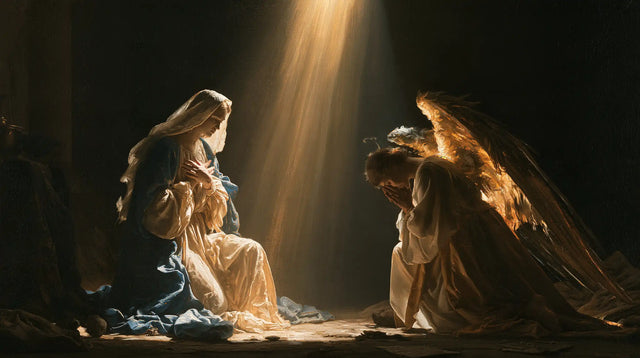 The Annunciation - Divine Light Descending upon Mary · Landscape n° 13