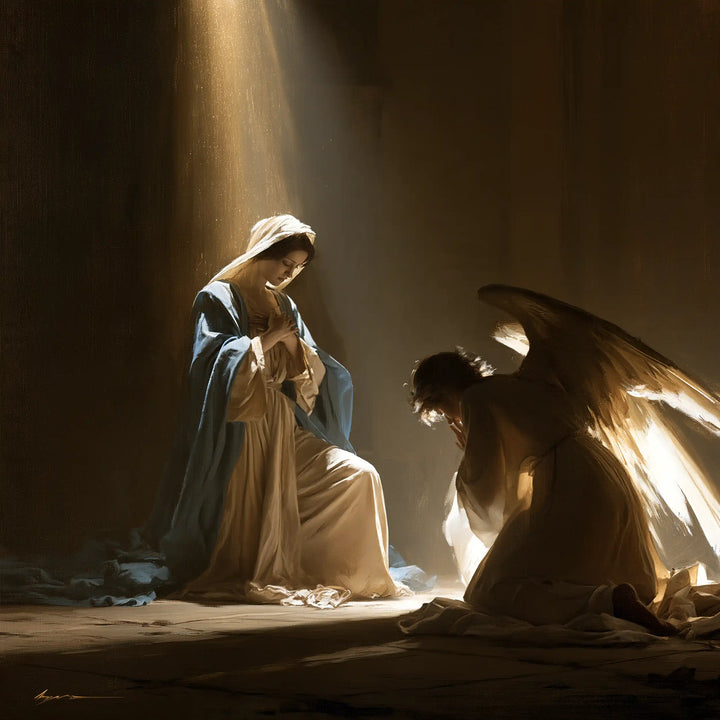 The Annunciation — The Golden Edge of the Greeting’s Wings