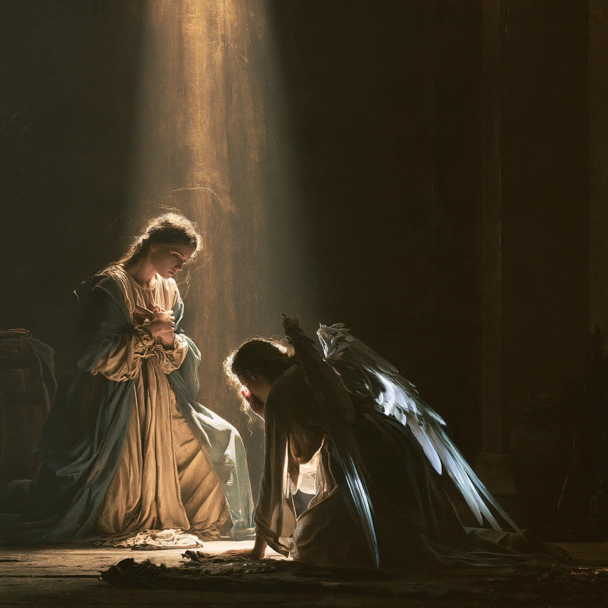The Annunciation — The Hand Resting beneath the Ray