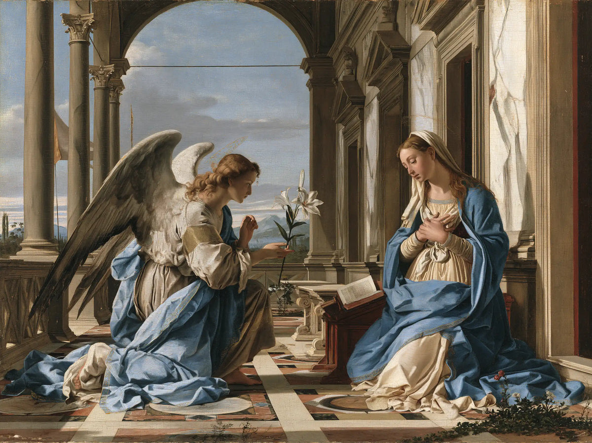 The Annunciation — The Greeting beneath the Arch of Daylight