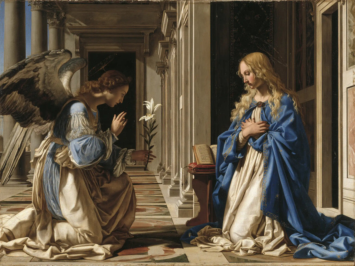 The Annunciation — The Word in the Corridor of Columns