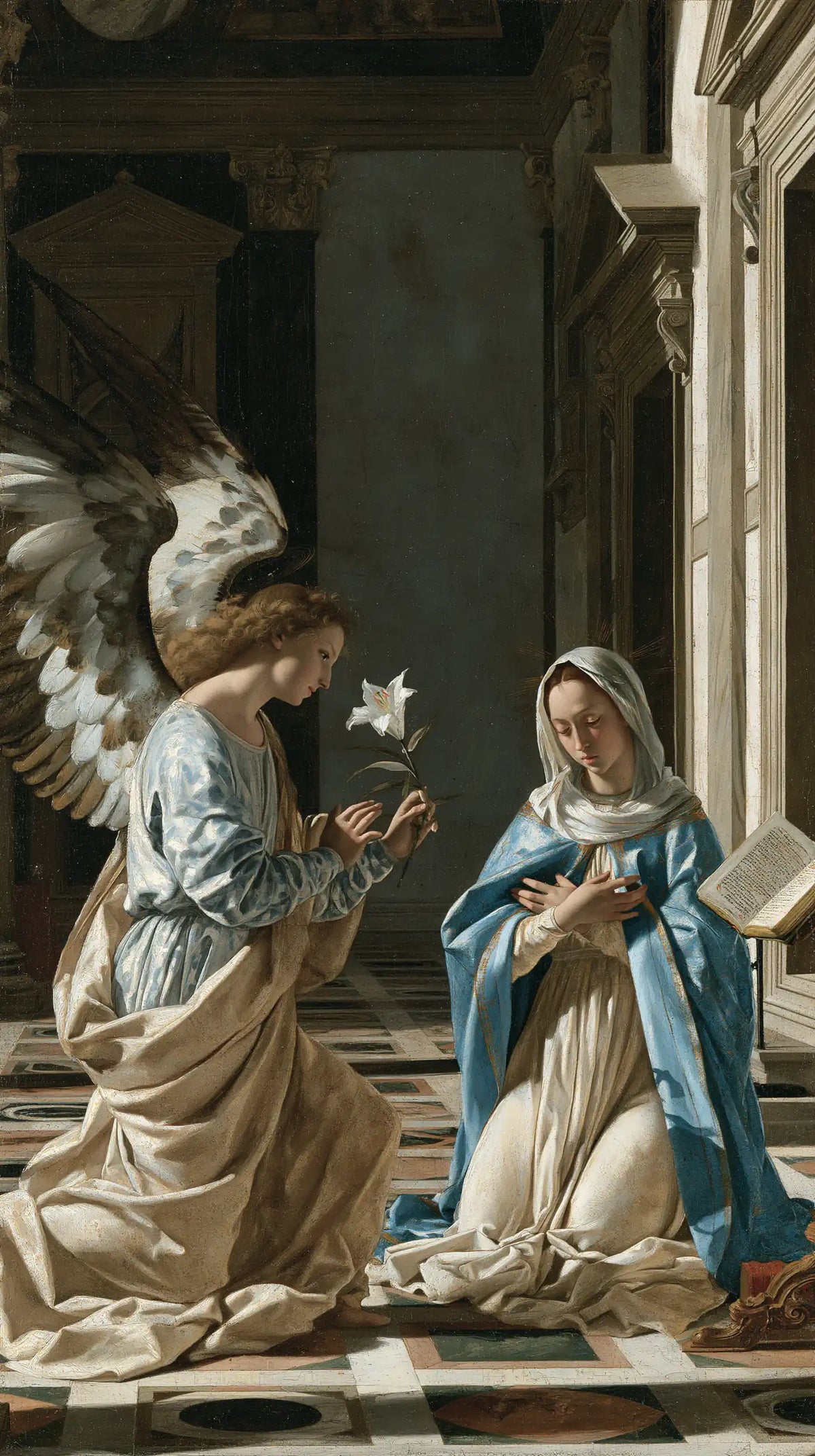 The Annunciation — The Wall of Silent Circles