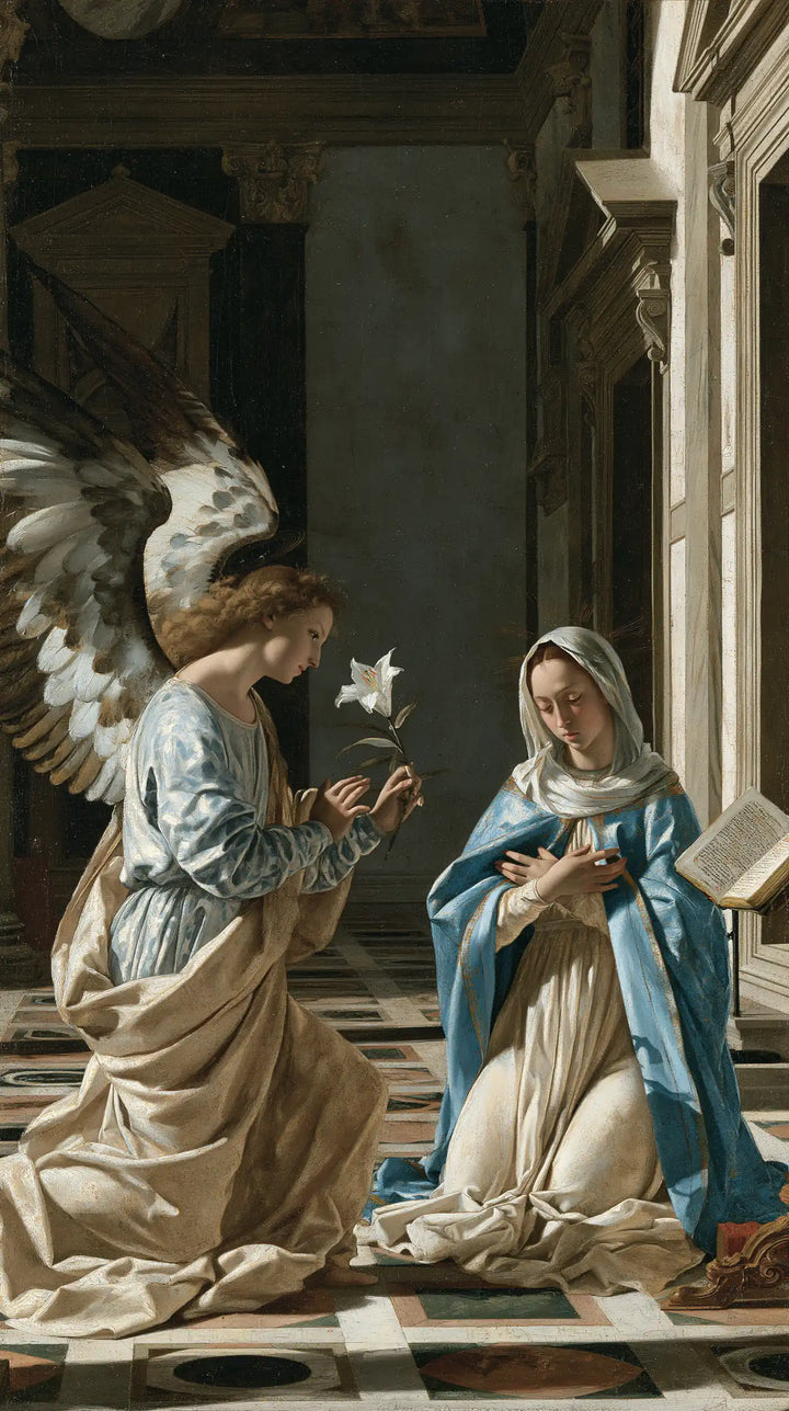 The Annunciation — The Wall of Silent Circles