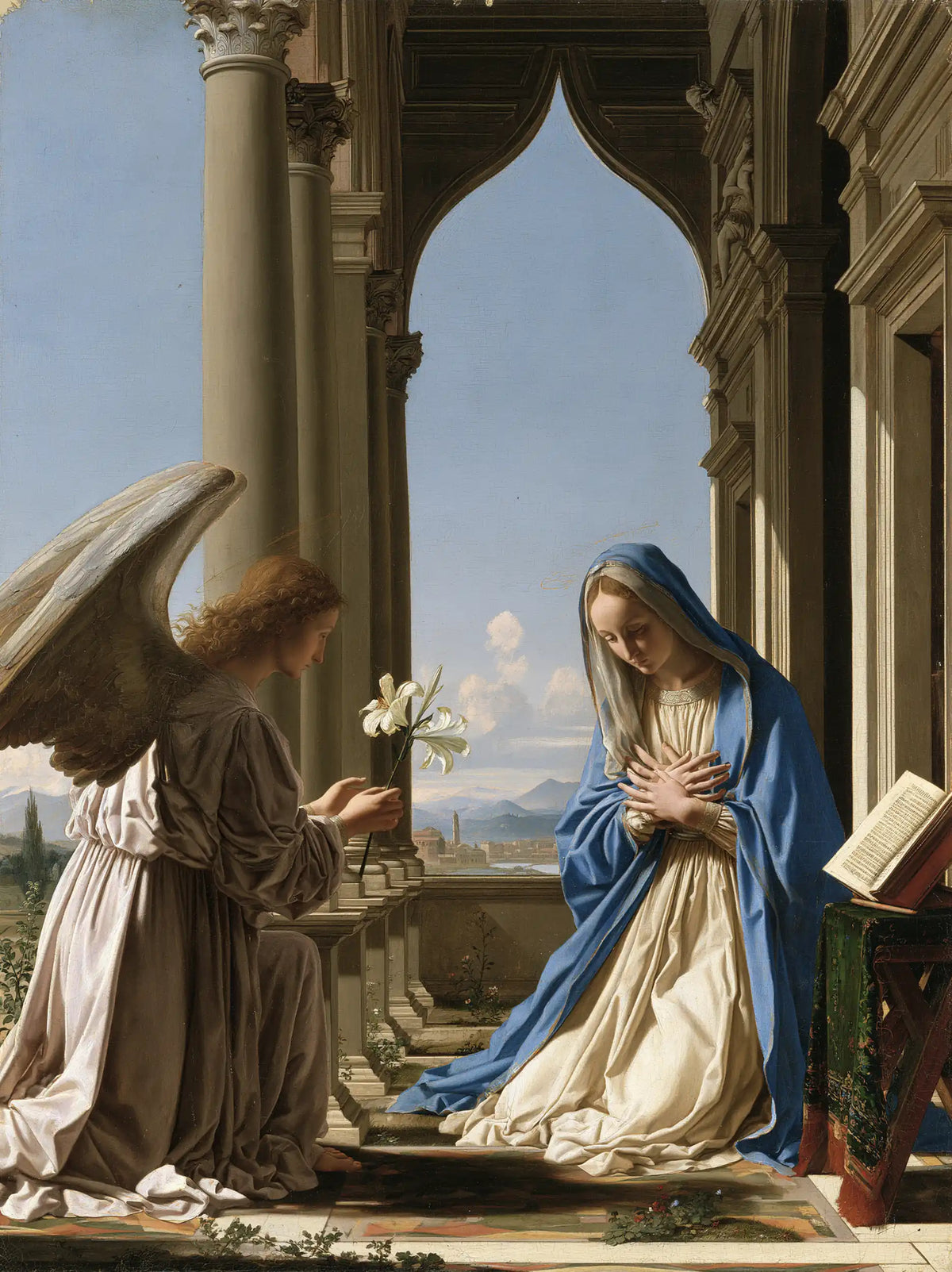The Annunciation — The Sky between the Pointed Arches
