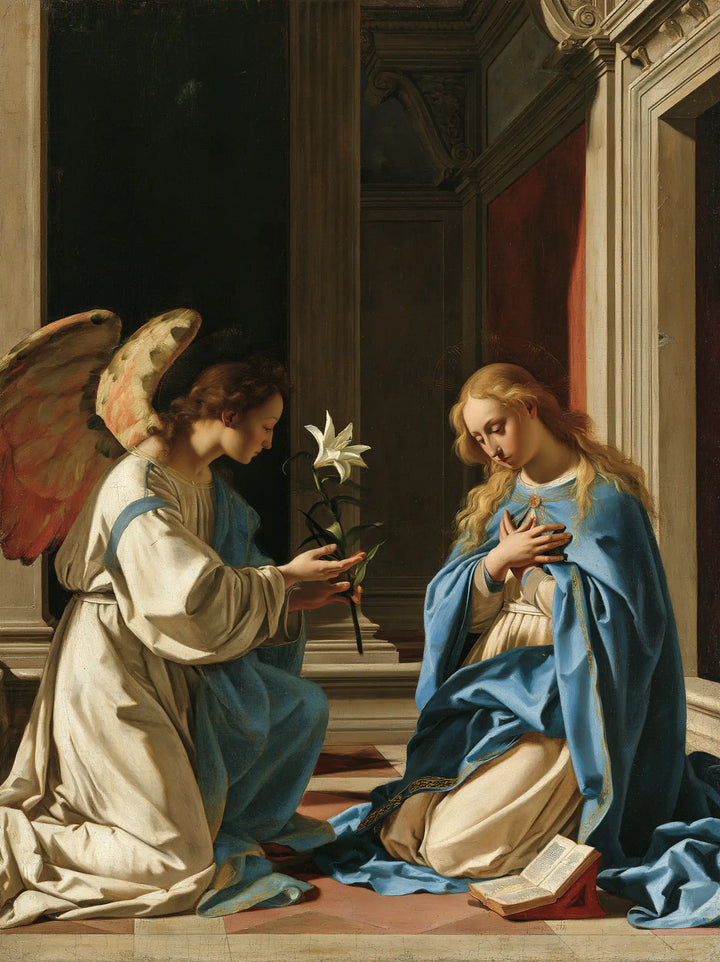 The Annunciation — The Copper-Hued Wing and the Lily