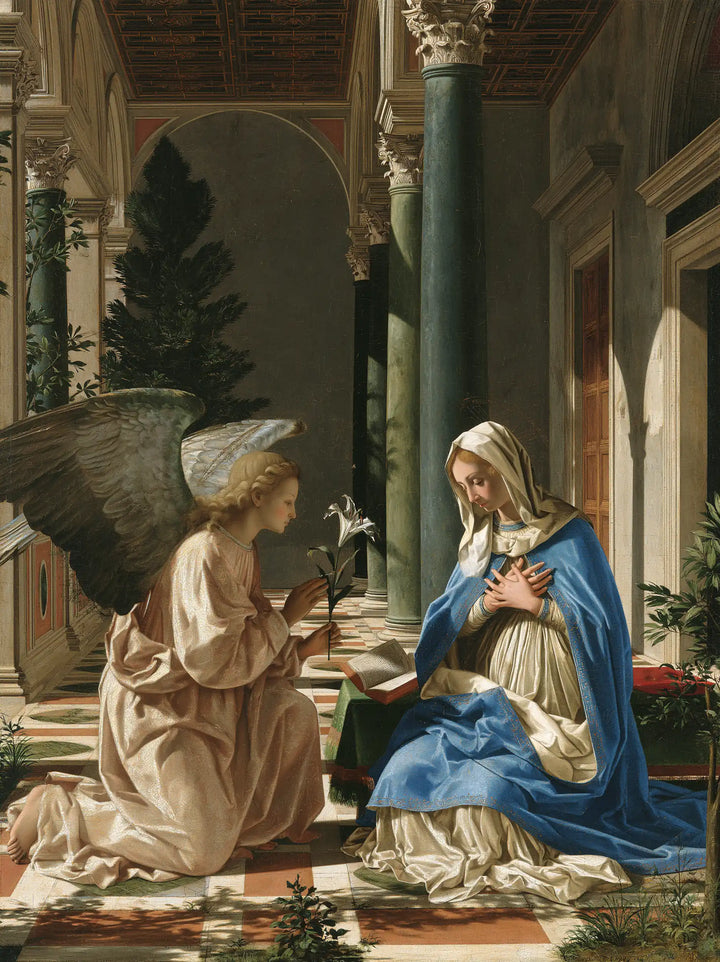 The Annunciation — Reading beside the Green Column