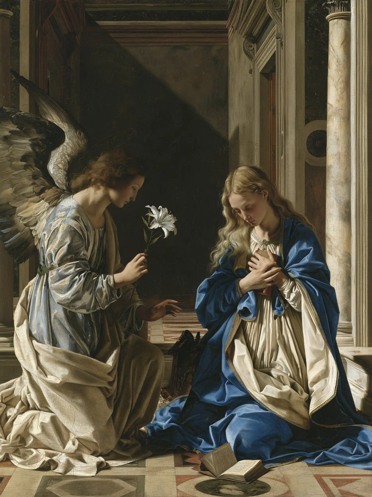 The Annunciation — The Offering at the Edge of Shadow