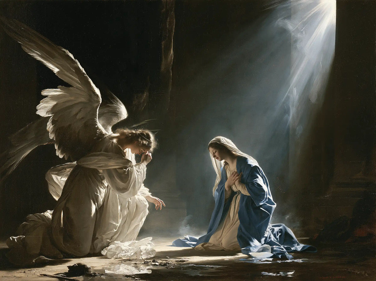 The Annunciation — The Annunciation beneath the Slanting Ray