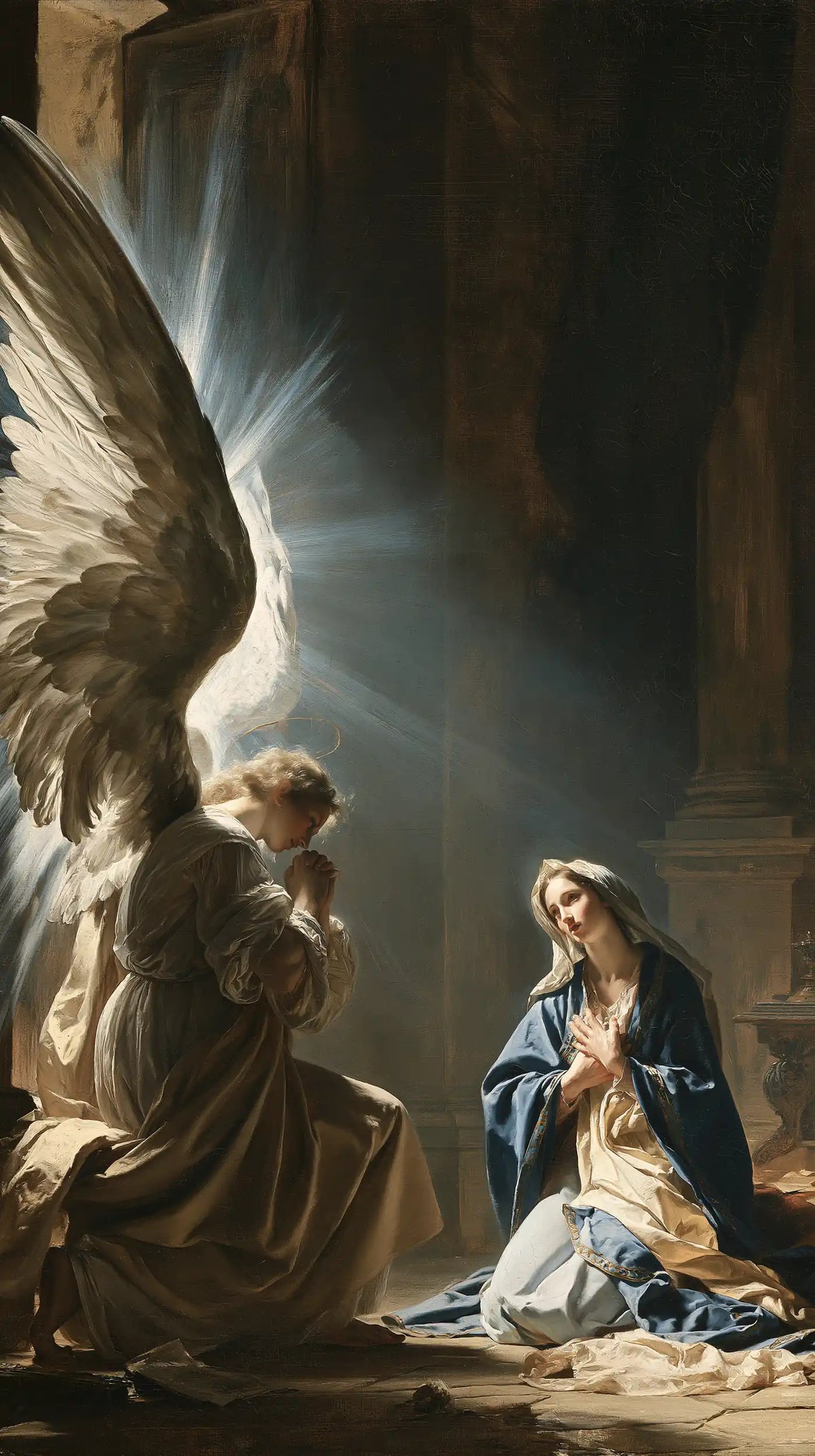 The Annunciation — The Encounter at the Foot of the Pillar