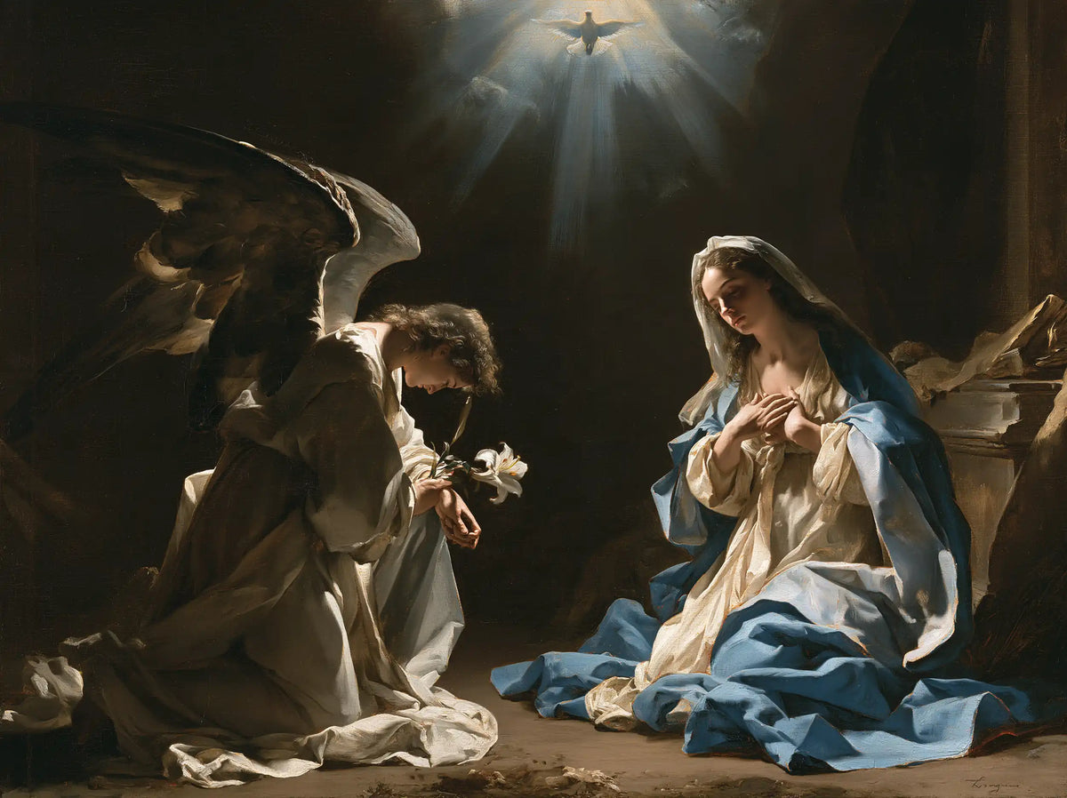 The Annunciation — The Bowing of Two Faces