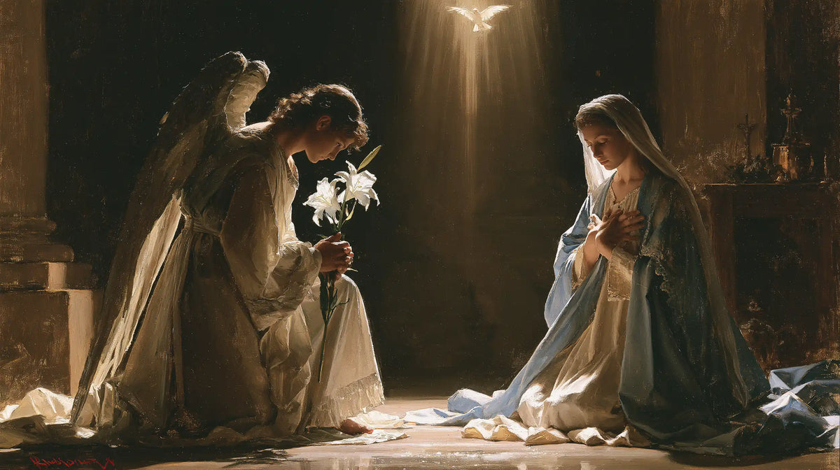 The Annunciation — The Upright Lily in the Brown Chamber