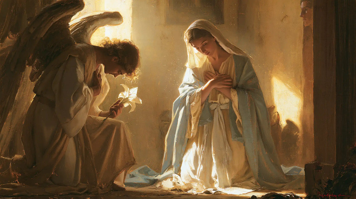 The Annunciation — The Veil in the Chamber’s Sunlight