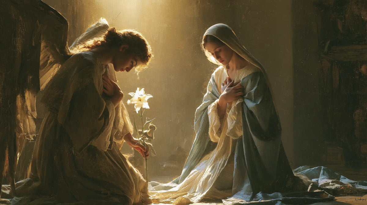 The Annunciation — The Flower at the Heart of Gentle Light