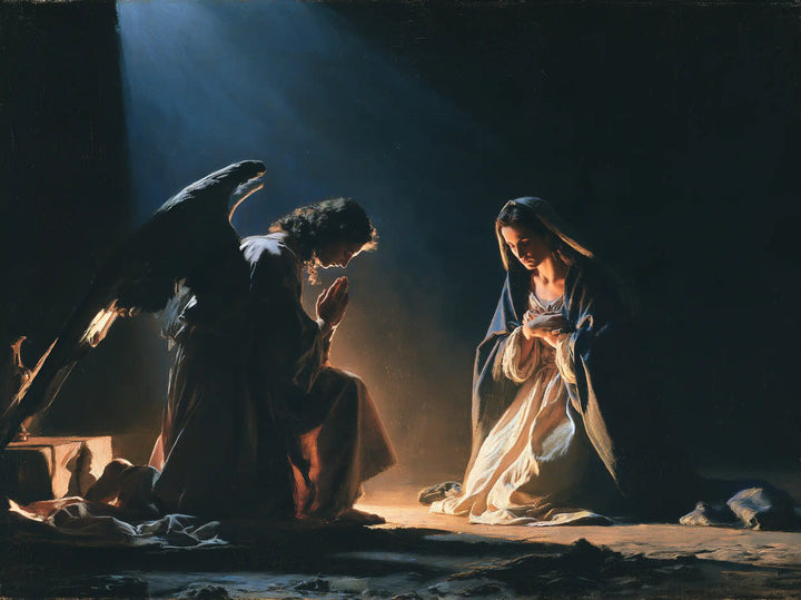 The Annunciation — Grace between Night and Ember