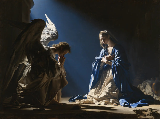 The Annunciation - Midnight Blue Chiaroscuro · Landscape n° 3
