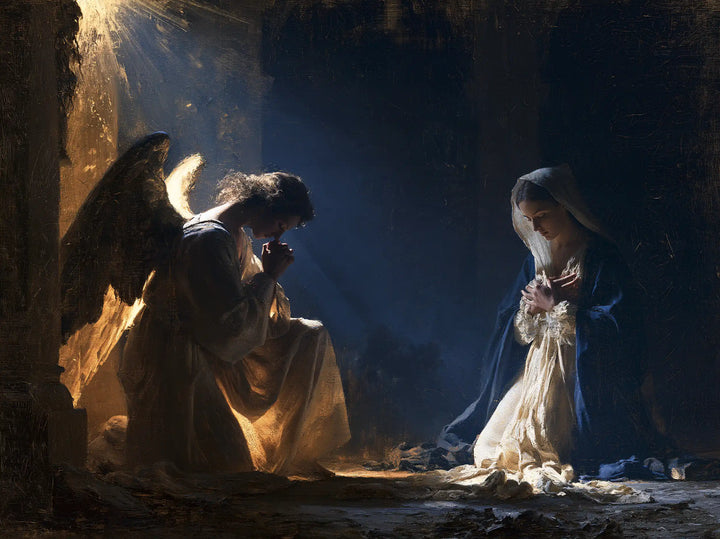 The Annunciation - Midnight Blue Chiaroscuro · Landscape n° 4