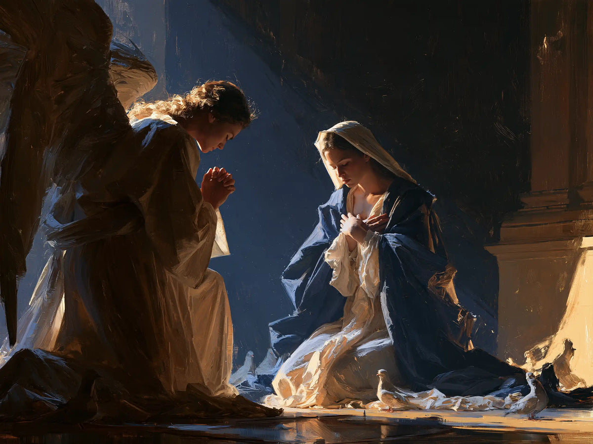The Annunciation — The Promise at the Foot of Golden Stone