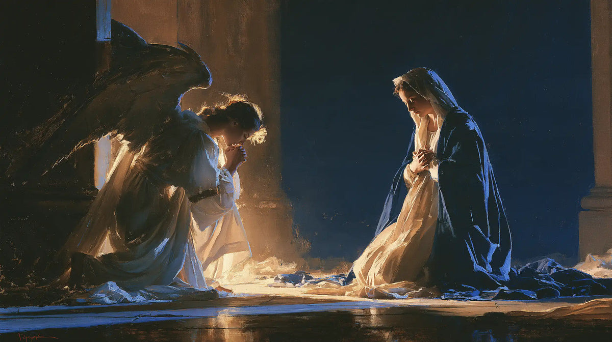 The Annunciation - Midnight Blue Chiaroscuro · Landscape n° 16