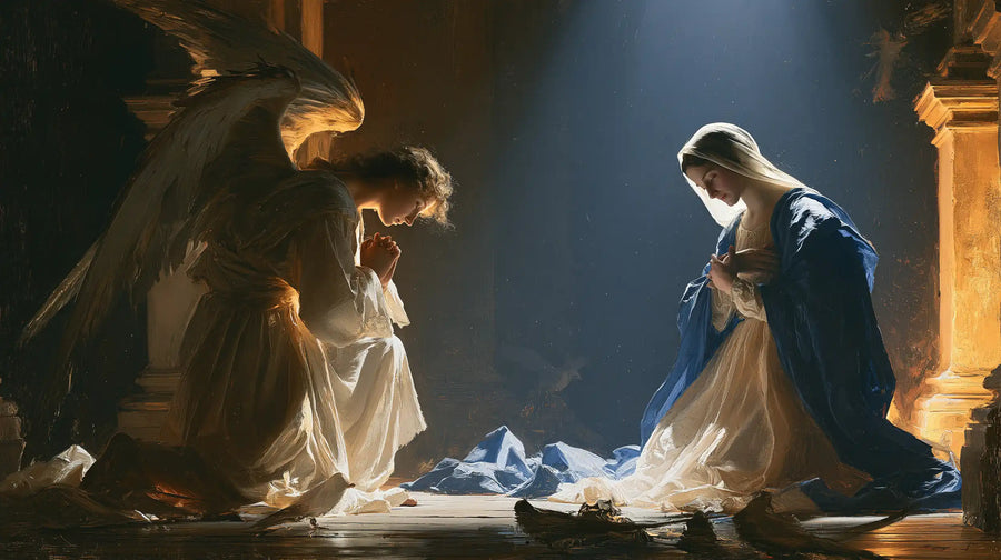 The Annunciation - Midnight Blue Chiaroscuro · Landscape n° 21