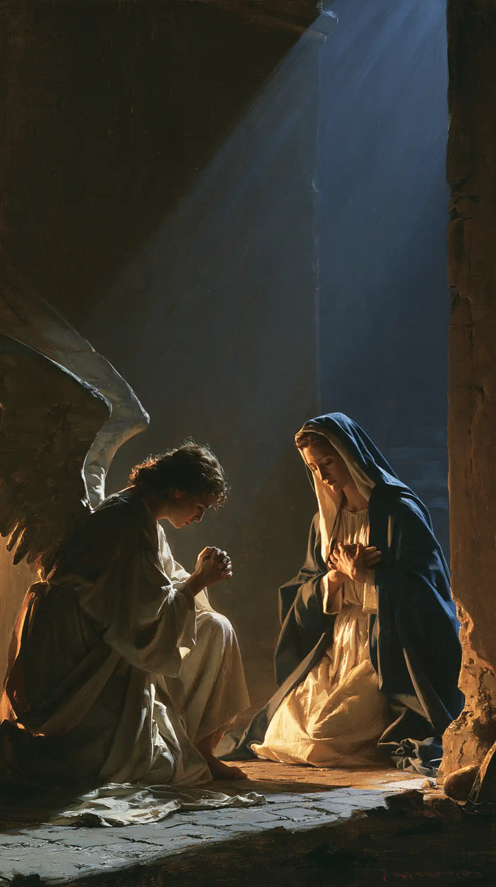 The Annunciation — The Ray in the Stone Doorway