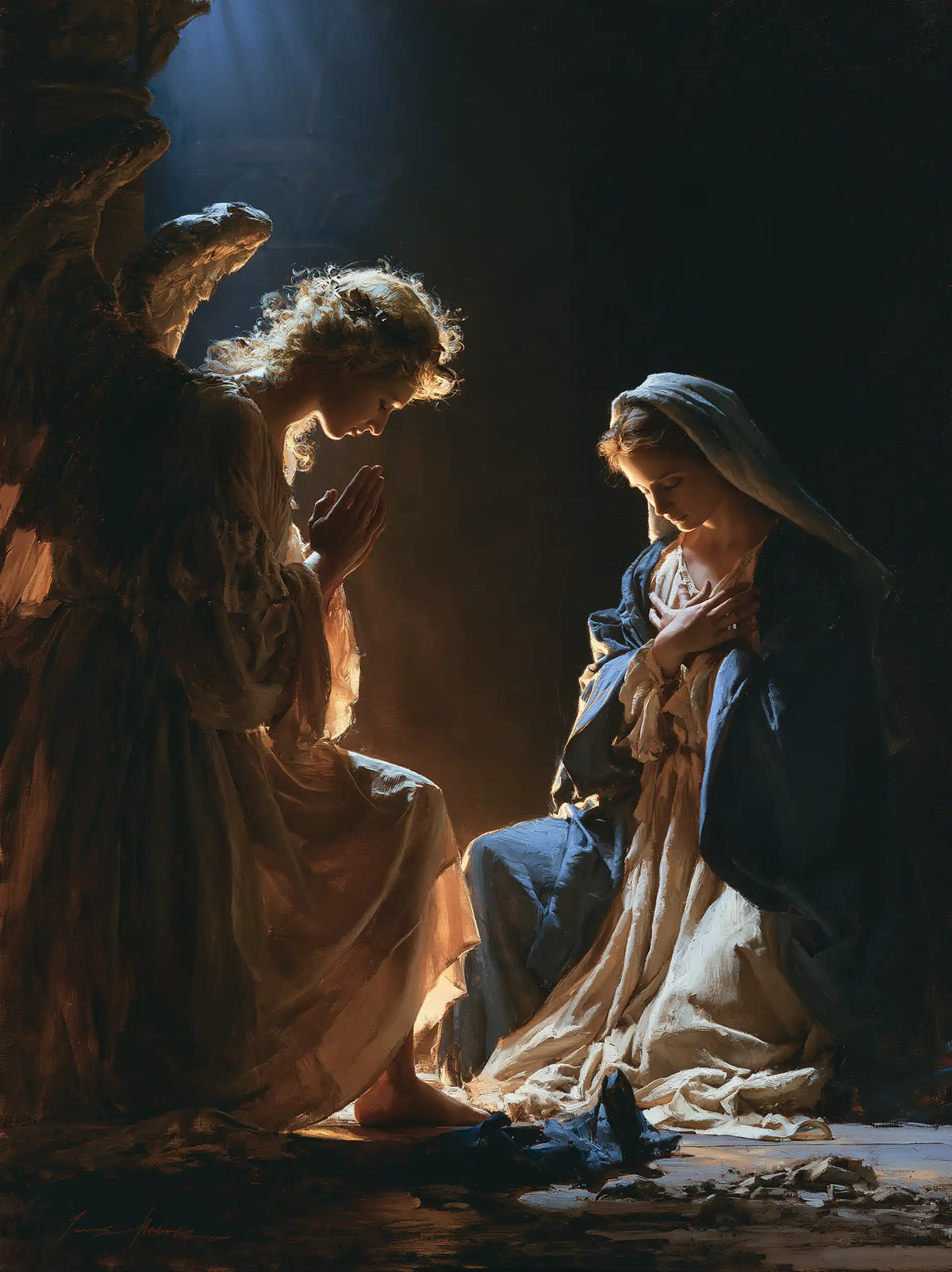 The Annunciation — The Bow in the Light upon the Hair