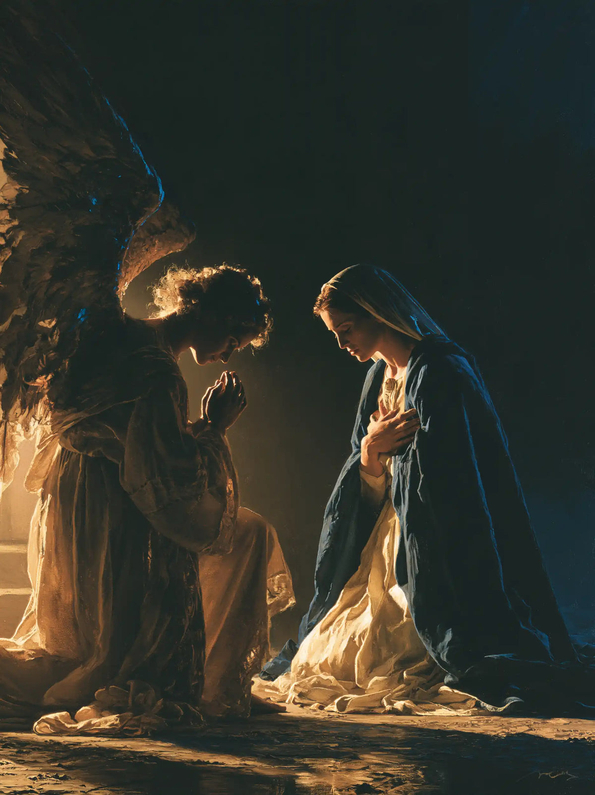 The Annunciation — The Glow behind the Dark Wing