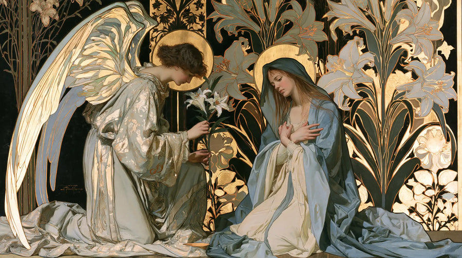 The Annunciation - Sacred Art Nouveau · Landscape n° 14