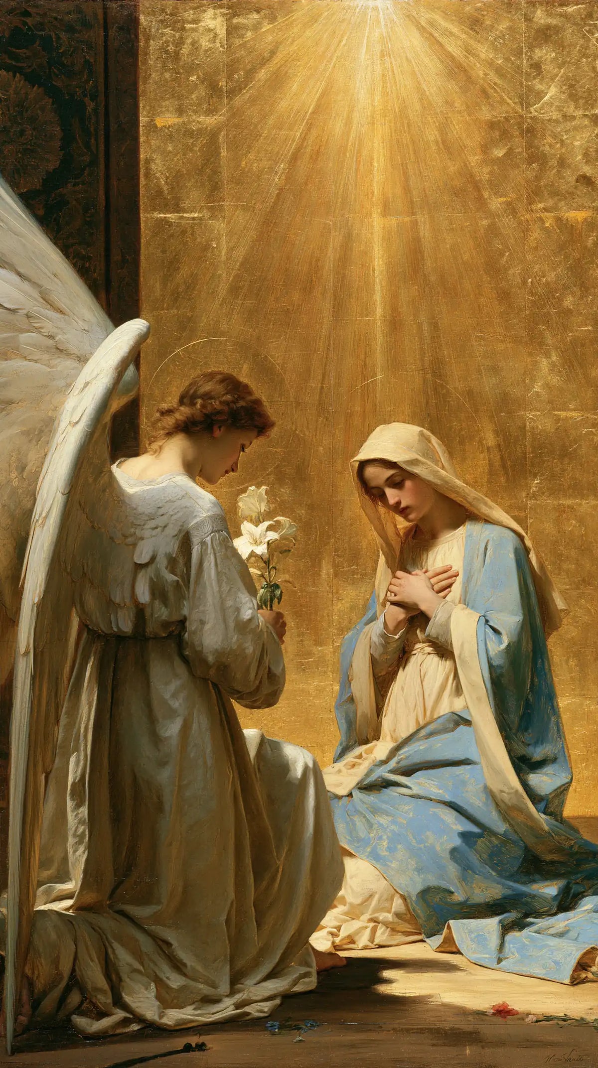 The Annunciation — Light upon the Blue Fold