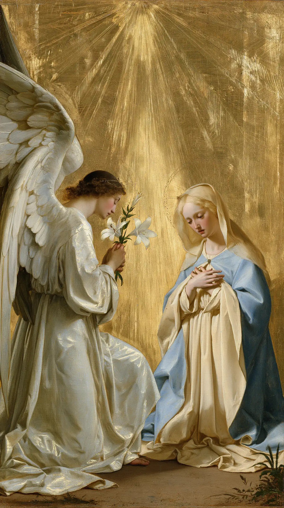 The Annunciation — The Pale Face beneath Starry Rays