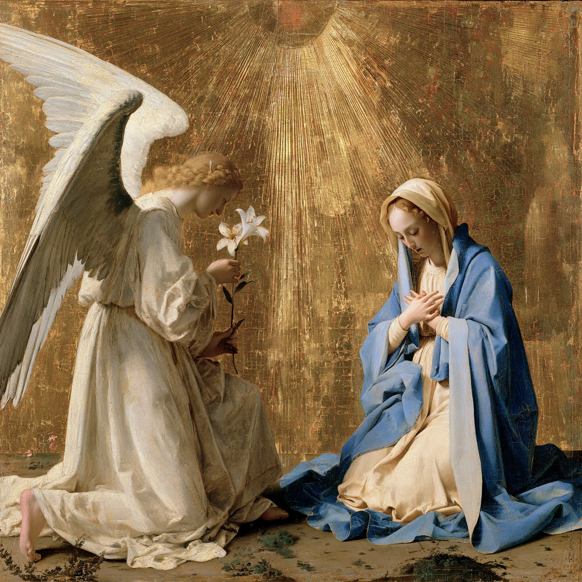 The Annunciation — The Lily above the Fallen Petals