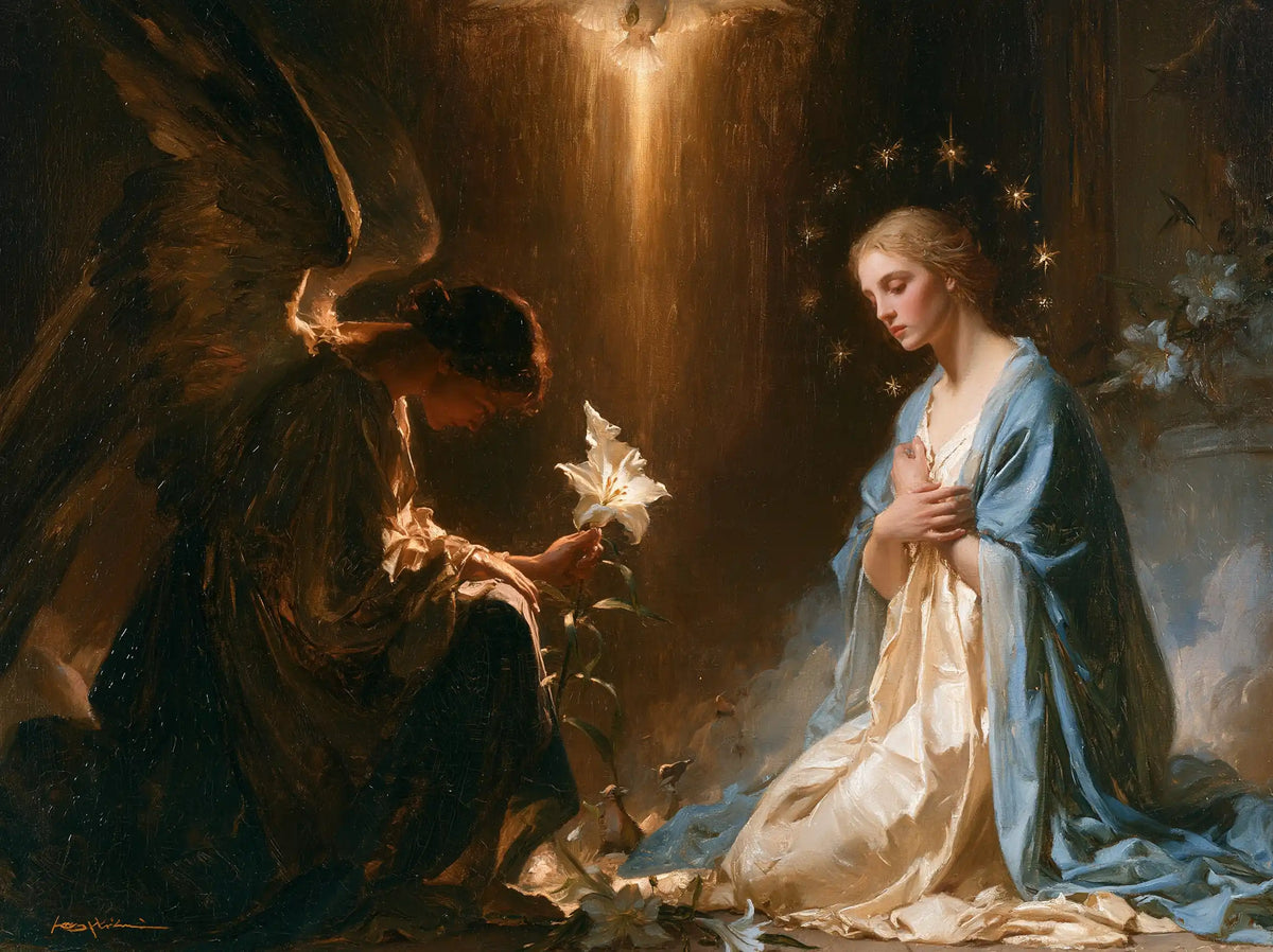 The Annunciation — The Lily beneath the Dove’s Ray
