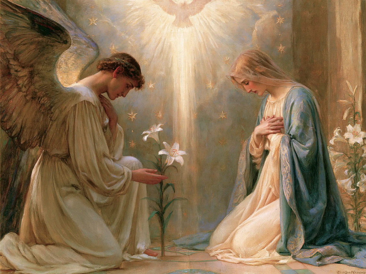 The Annunciation — The Open Palm in the Starry Dawn