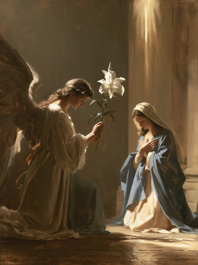 The Annunciation - The White Lily as Symbol · Portrait n° 17