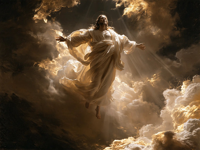 The Ascension of Jesus Christ - Black and Gold · Landscape n° 2