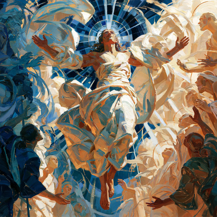 The Ascension of Jesus Christ - Expressionist · Square n° 3