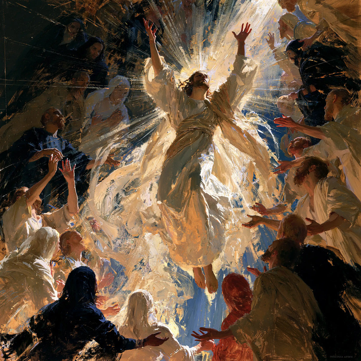 The Ascension of Jesus Christ - Expressionist · Square n° 5