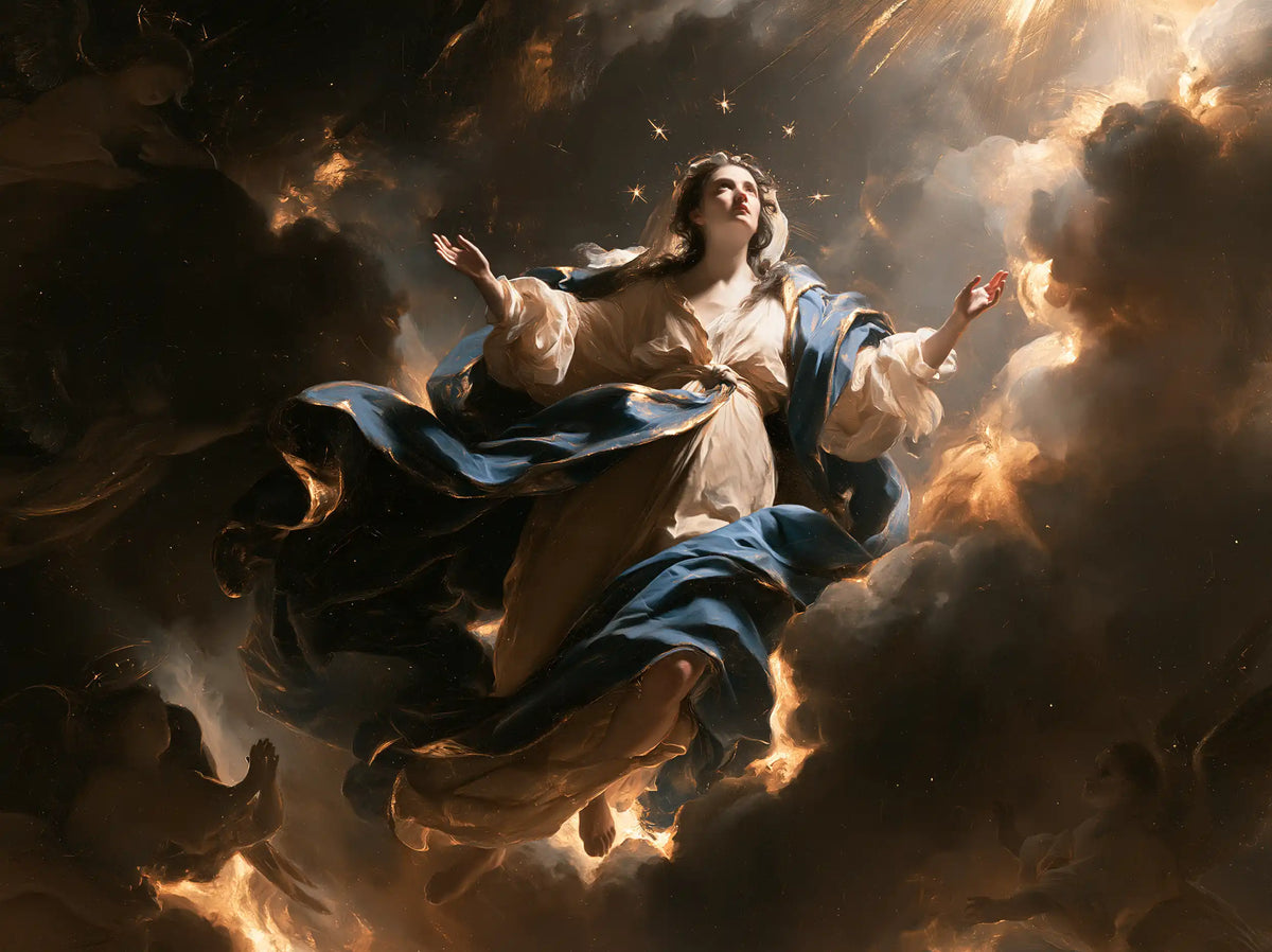 The Assumption of Mary — Ecstasy in Midnight Blue