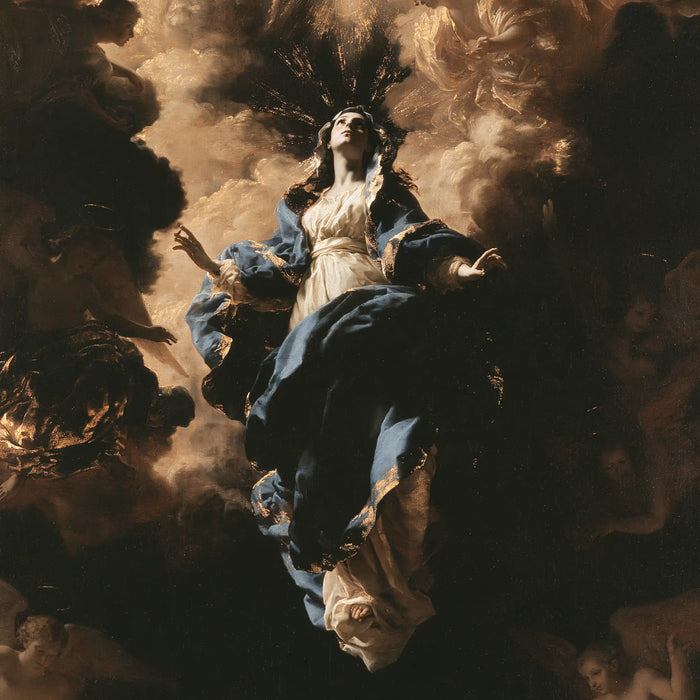 The Assumption of Mary - Black and Gold · Square n° 1