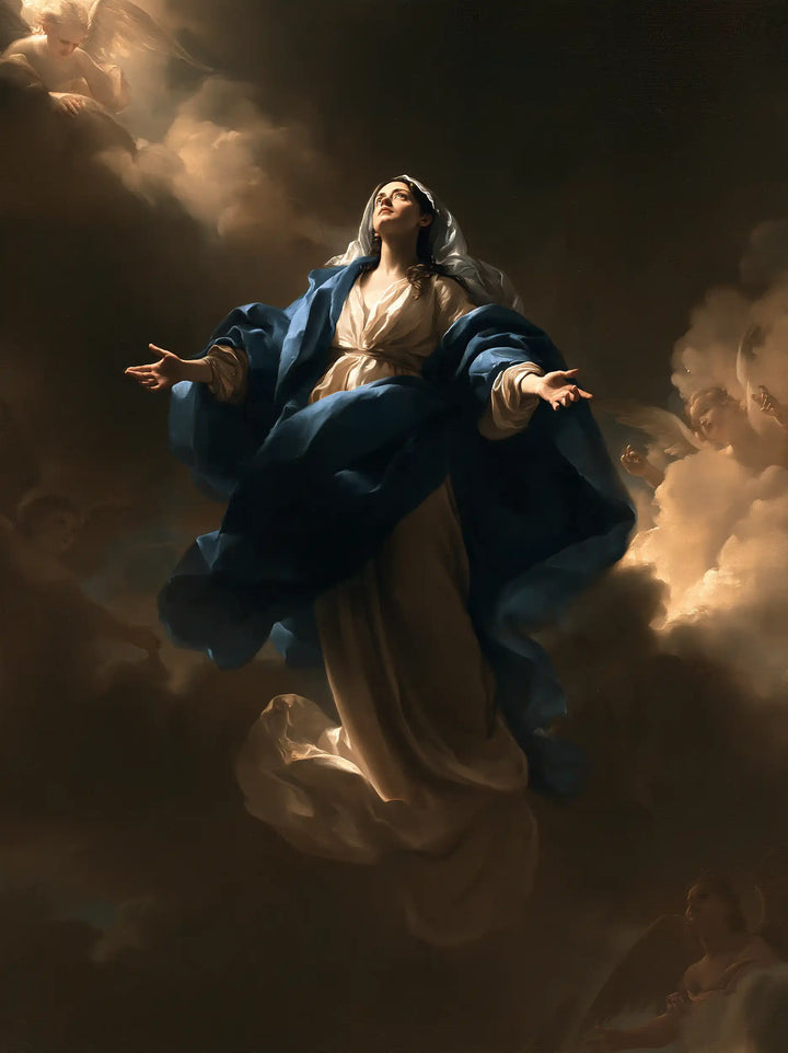 The Assumption of Mary - Caravaggio Tenebrism · Portrait n° 13
