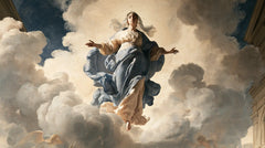 The Assumption of Mary — Grace Between Chalk-White Clouds