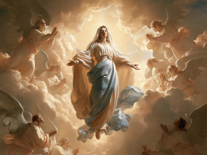 The Assumption of Mary - Mary Welcomed into Heaven · Landscape n° 2