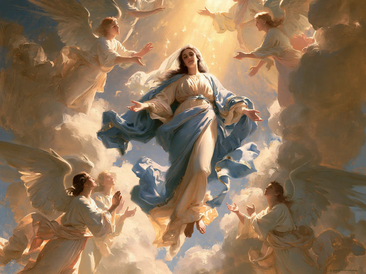 The Assumption of Mary - Mary Welcomed into Heaven · Landscape n° 3