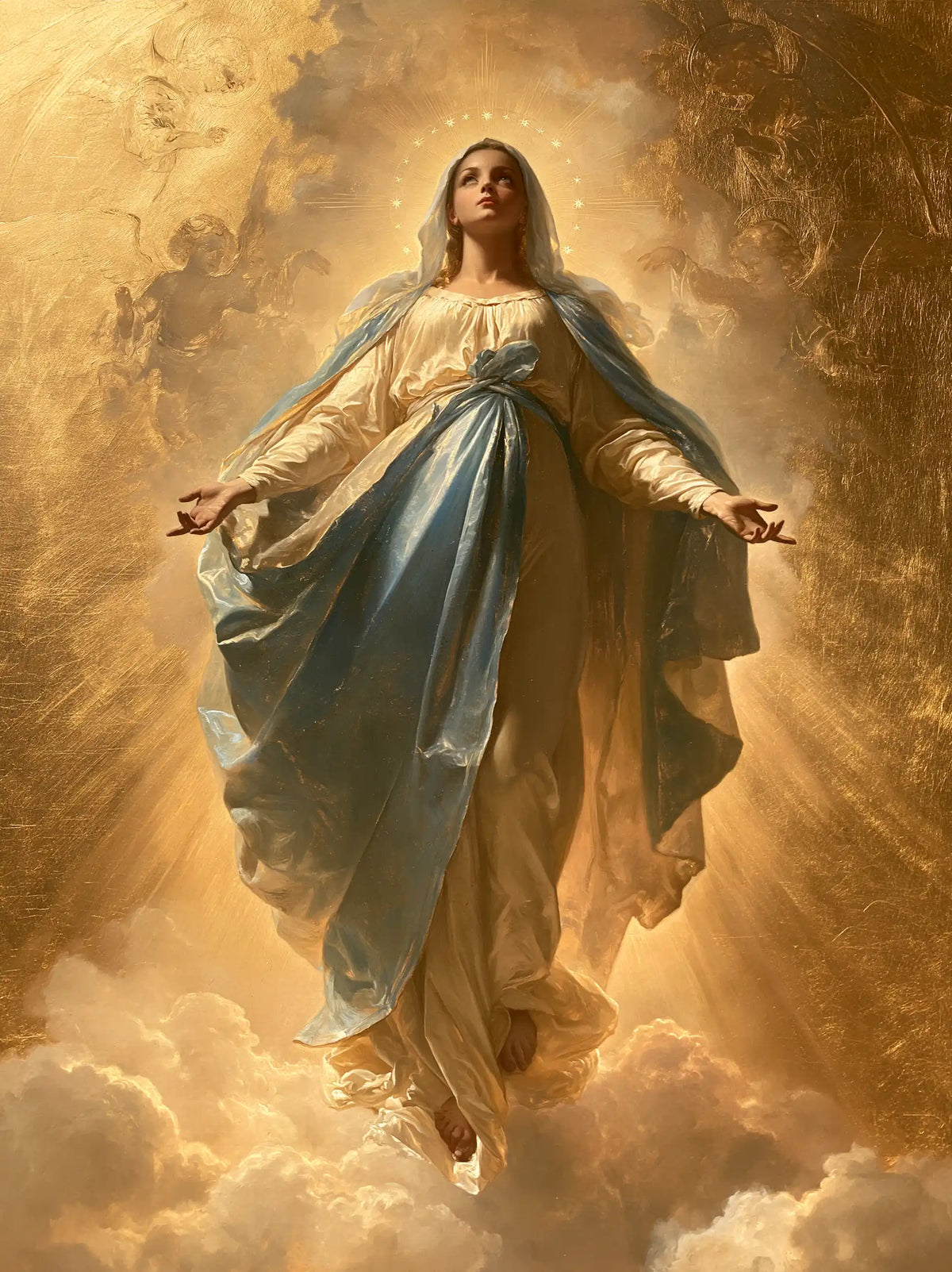 The Assumption of Mary — The Pleated Wings of the Mantle